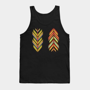 Colorful feathers Tank Top